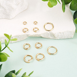 10Pcs 5 Styles Brass Open Jump Rings&nbsp;KK-TA0008-84G