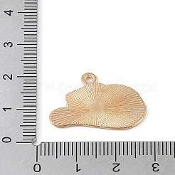 金メッキ合金 eanaml ペンダント  ピンクシリーズ  帽子  17x25.5x1.5mm  穴：2mm&nbsp;PALLOY-S184-03G-B