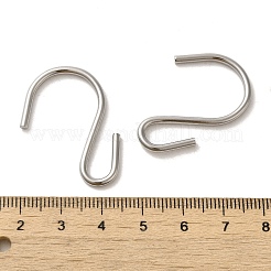 変色しない304ステンレススチールSフック留め具  ステンレス鋼色  33.5x22.5x2mm&nbsp;STAS-C085-03F-P