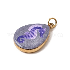 Printed 304 Stainless Steel Pendants&nbsp;SA-CBACFAA-06G-B