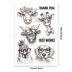 Custom Summer Theme PVC Plastic Clear Stamps&nbsp;DIY-WH0631-0758