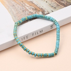 Natural Howlite Stretch Beaded Bracelets&nbsp;BJEW-JB05496-04