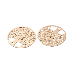 Rack Plating Brass Connector Charms&nbsp;KK-Q792-14LG