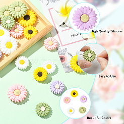 20Pcs 10 Styles Food Grade Eco-Friendly Silicone Beads&nbsp;SIL-PA0001-08