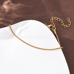 304 Stainless Steel Snake Chain Bracelets for Women&nbsp;BJEW-G775-02G