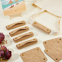 10Pcs Imitation Leather Luggage Handle Wraps&nbsp;AJEW-FH0008-91D