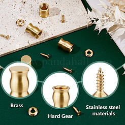 4 Sets Brass Furniture Pads&nbsp;FIND-FH0016-58D