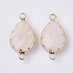 Natural Pink Aventurine Links connectors&nbsp;G-S359-035B