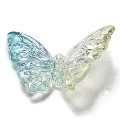 Two Tone Transparent Acrylic Beads&nbsp;X-OACR-E041-06D