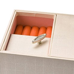 Hand Crank Musical Jewelry Cardboard Boxes&nbsp;CON-M008-02