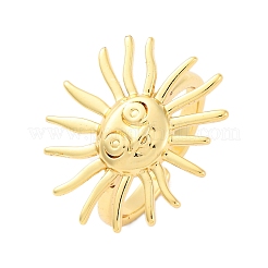 Brass Cuff Rings for Women&nbsp;RJEW-U047-07G
