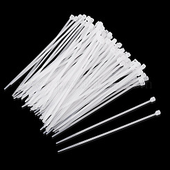 100 個のナイロンケーブルタイ  タイラップ  ジップタイ  ホワイト  95x3mm&nbsp;TOOL-TA0001-14F-02
