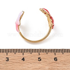 Ocean 304 Stainless Steel Cuff Open Rings&nbsp;RJEW-C166-01C-G