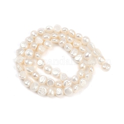 Natural Cultured Freshwater Pearl Beads Strands&nbsp;PEAR-P064-19D-04A