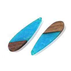 Resin & Wood Big Pendants&nbsp;WOOD-F015-08C