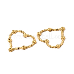 Ion Plating(IP) 304 Stainless Steel Linking Ring Rhinestone Settings&nbsp;STAS-A070-27G