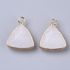 Natural White Jade Pendants&nbsp;G-S359-029F