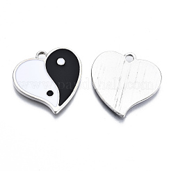Eco-Friendly Alloy Enamel Pendants&nbsp;X-ENAM-T011-48P-NR