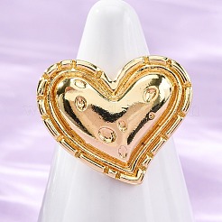 Brass Cuff Rings for Women&nbsp;RJEW-U047-35G