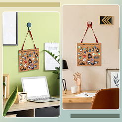 Wall Mounted Brooch Jewelry Display Cork Tray&nbsp;AJEW-WH0709-147E