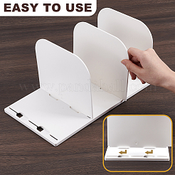 4-Compartment Plastic Book Organizer&nbsp;AJEW-WH0696-760