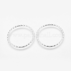 チベット風合金フレームコネクター  リング  アンティークシルバー  カドミウムフリー＆鉛フリー  30x2mm  内径：26mm&nbsp;LF10812Y
