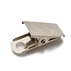 鉄クランプ  多目的クリップ  プラチナ  30.5x13.5x12mm  穴：5mm&nbsp;FIND-Q003-10P