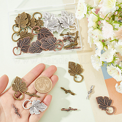 30Pcs 3 Colors Alloy Toggle Clasps&nbsp;FIND-SP0001-55