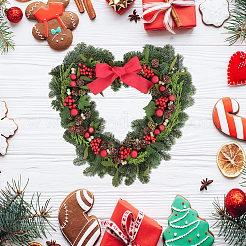 2Pcs Iron Wreath Frames&nbsp;DIY-CP0013-24A