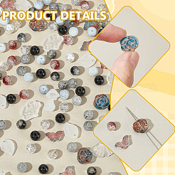 DIY Glass Beads Making Findings Kits&nbsp;DIY-PH0023-55