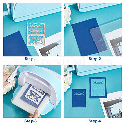 Carbon Steel Cutting Dies Stencils&nbsp;DIY-WH0309-1801