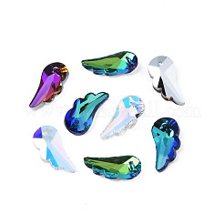 Pointed Back Glass Rhinestone Pendants&nbsp;EGLA-N006-035