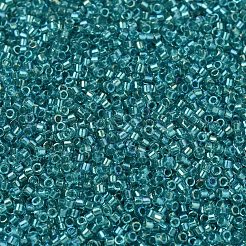 MIYUKIデリカビーズ  シリンダー  日本製シードビーズ  11/0  （染められた青緑の中のdb2380)  1.3x1.6mm  穴：0.8mm  約2000PCS /ボトル  10 G /ボトル&nbsp;SEED-JP0008-DB2380