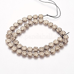 Electroplated Non-magnetic Synthetic Hematite Beads Strands&nbsp;G-K259-06H