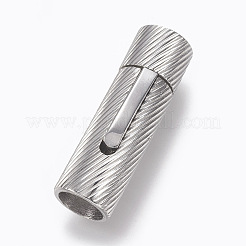 変色しにくい304ステンレススチール製バヨネット留め具  ステンレス鋼色  30x9mm  穴：7mm&nbsp;STAS-O114-042A-P