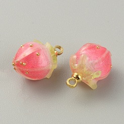 Opaque Acrylic Charms&nbsp;LS-MACR-WH0007-80F
