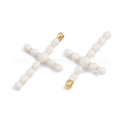 Brass Enamel Pendants&nbsp;KK-B157-22G-02