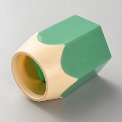ABSプラスチックホルダー  鉛筆形  シーグリーン  87x77x105mm  内径：56mm&nbsp;AJEW-WH0270-982C