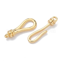 Brass Hook and S-Hook Clasps&nbsp;KK-Z136-41B-G