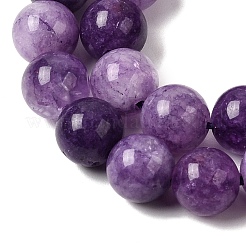 Natural White Jade Beads Strands&nbsp;G-H348-8mm-05