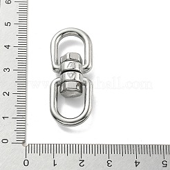 304 Stainless Steel Double Eye Swivel Clasps&nbsp;STAS-B082-06P