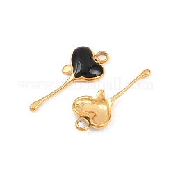 304 Stainless Steel Enamel Pendants&nbsp;STAS-K293-31G-01