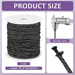23M Sparkle Polyester Round Cord&nbsp;OCOR-BC0009-51B