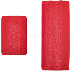 PUレザー冷蔵庫ハンドル保護カバー  ファイヤーブリック  201~369x45.5~49x11mm  3のペア/セット&nbsp;DIY-CL0002-40C