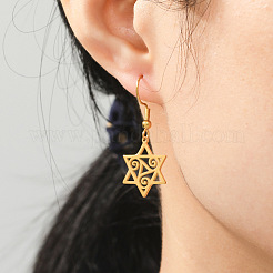 304 Stainless Steel Dangle Earrings&nbsp;FS-WGD23E6-02