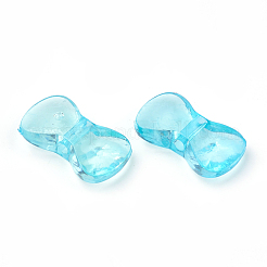 透明なアクリルビーズ  蝶結び  ミックスカラー  16x9.5x4.5mm  穴：1.5mm  約1380個/500g&nbsp;MACR-S296-50