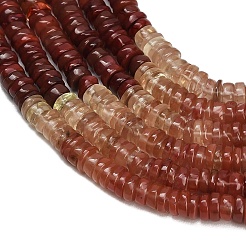 グラデーションカラーの天然長石ビーズの連  ヒシビーズ  ディスク  6x1.5~3mm  穴：0.5mm  約194個/連  16.14''（41センチメートル）&nbsp;GG-CBA0C95-B01-02