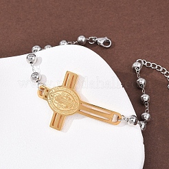 304 Stainless Steel Link Bracelets for Women&nbsp;LS-BJEW-Z156-01GP