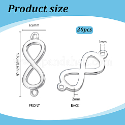 20Pcs Brass Links Connectors&nbsp;KK-PH0015-47S