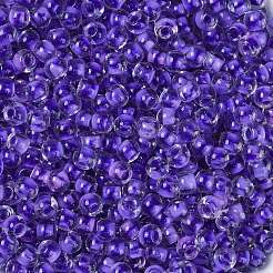 Transparent Inside Colours Glass Seed Beads&nbsp;X1-SEED-A032-04A